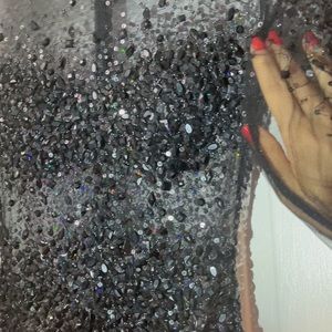 Jovani Stunning Illusion Embellished Sheer Gown